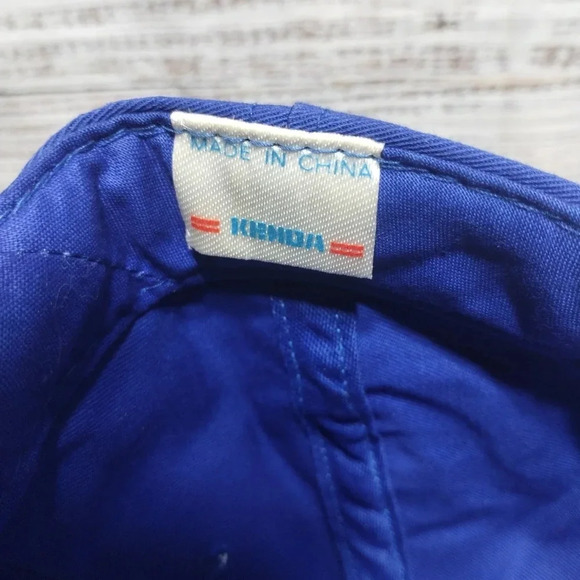 Fisherman Vintage 80s 90s Snapback Rope‎ Hat Blue One Size - Picture 3 of 3